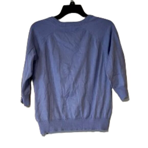 Maurices Short Sleeve Lavender Cardigan Sweater - Large - Picture 2 of 4